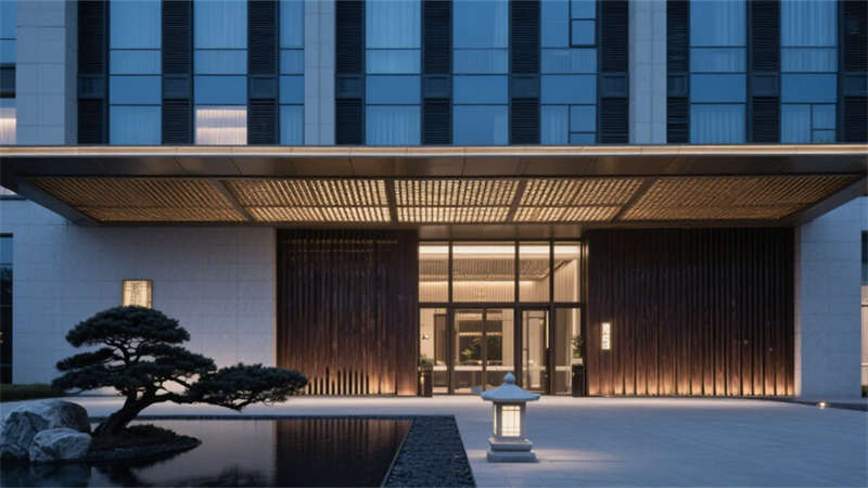 合肥3000㎡現代東方風格酒店的空間敘事：隱逸東方，當代棲居