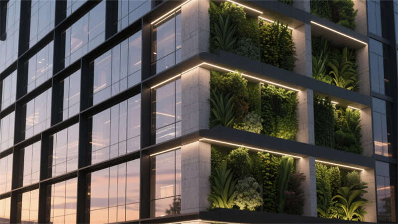 自然共生，創想無界——合肥8000平辦公樓工業風裝修設計效果圖