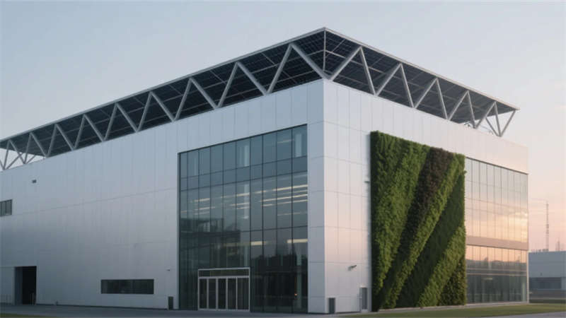 智造未來，光儲共生——合肥4000平新能源電池片廠房車間潔凈工程效果