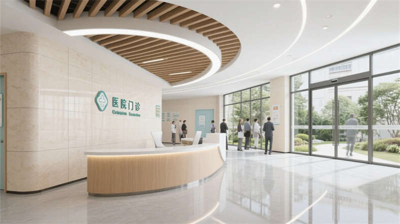 療愈綠洲，光影共生——合肥6000平醫院裝修設計效果圖