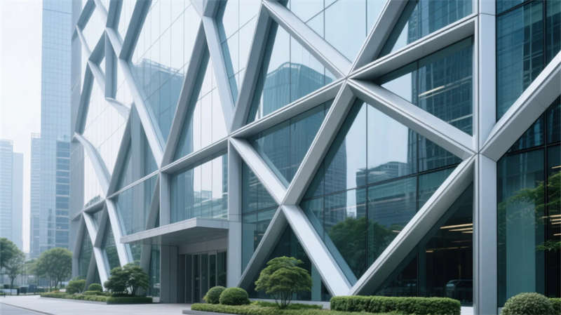 創新幾何美學，合肥3000平現代簡約辦公空間設計裝修效果圖