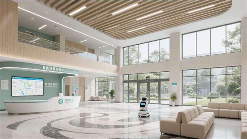自然療愈，智慧交互——合肥現代化醫院空間裝修設計欣賞