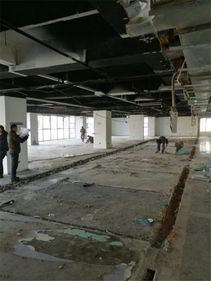 合肥教育培訓(xùn)機構(gòu)裝修開工現(xiàn)場