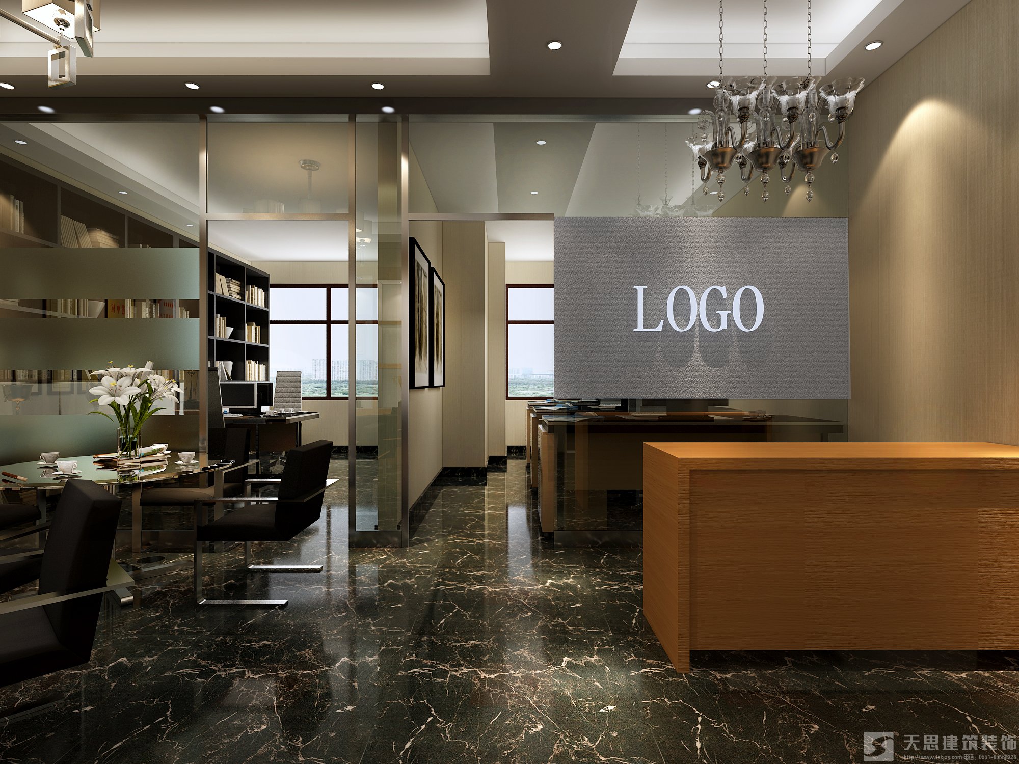 留白在<a href=http://m.huadesports.cn/ target=_blank class=infotextkey>合肥辦公室裝修</a>設計中的運用